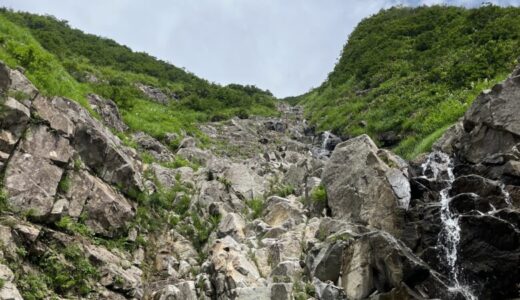 沢登り　谷川岳西黒沢